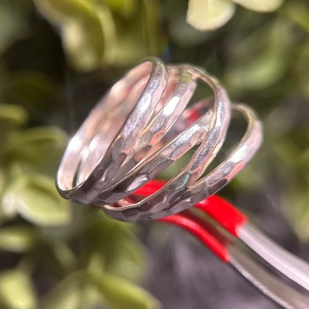 Slant Criss Cross Silver 925‎ Ring